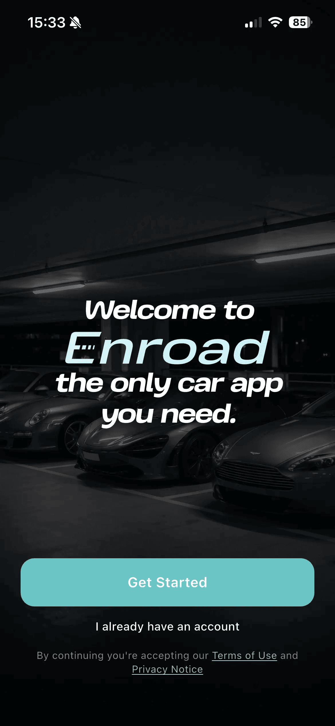 Enroad: pantalla 2